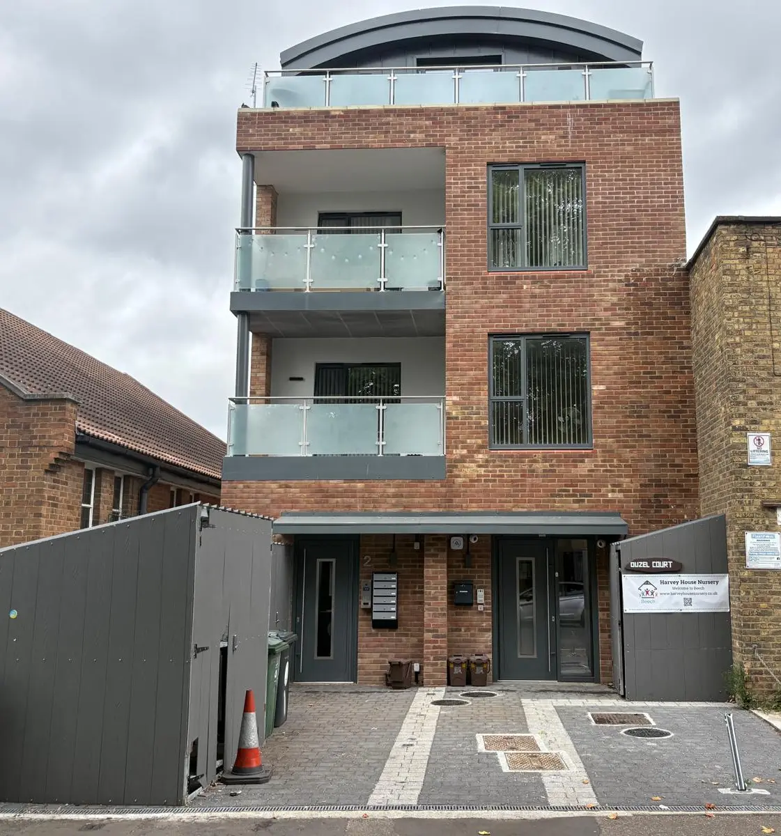 Greenleaf Road, Walthamstow: the finished building