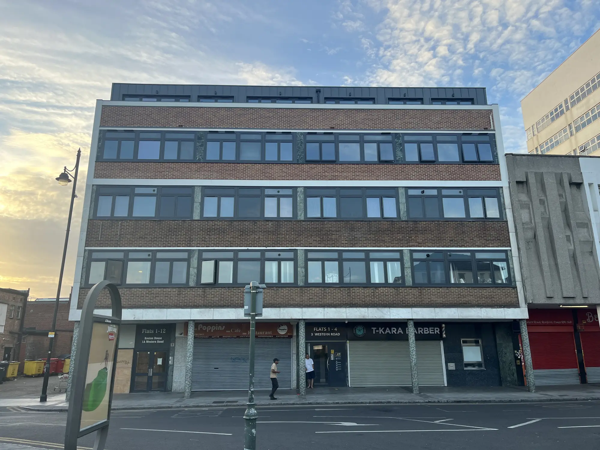 Western Road, Romford: the finished building
