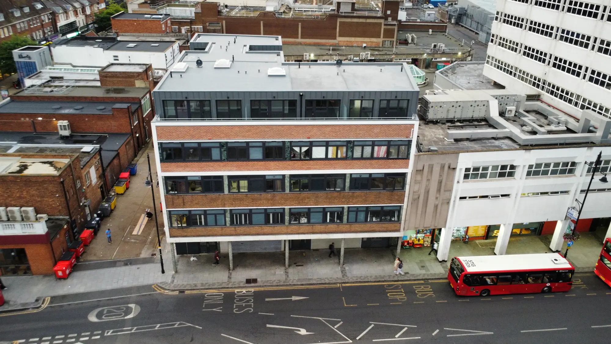 1-5 Western Road, Romford: the finished building